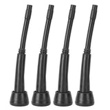 4PCS 00U Milking Machine Liners Black Rubber Teat Cup Liners Accessories for Goat Milker