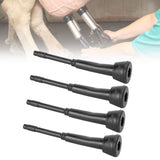 4PCS 00U Milking Machine Liners Black Rubber Teat Cup Liners Accessories for Goat Milker - Extra Image