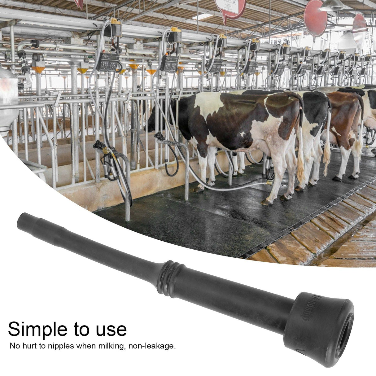 4Pcs Milk Liner Rubber Milking Machine Lining Parts for Livestock Breeding Industry