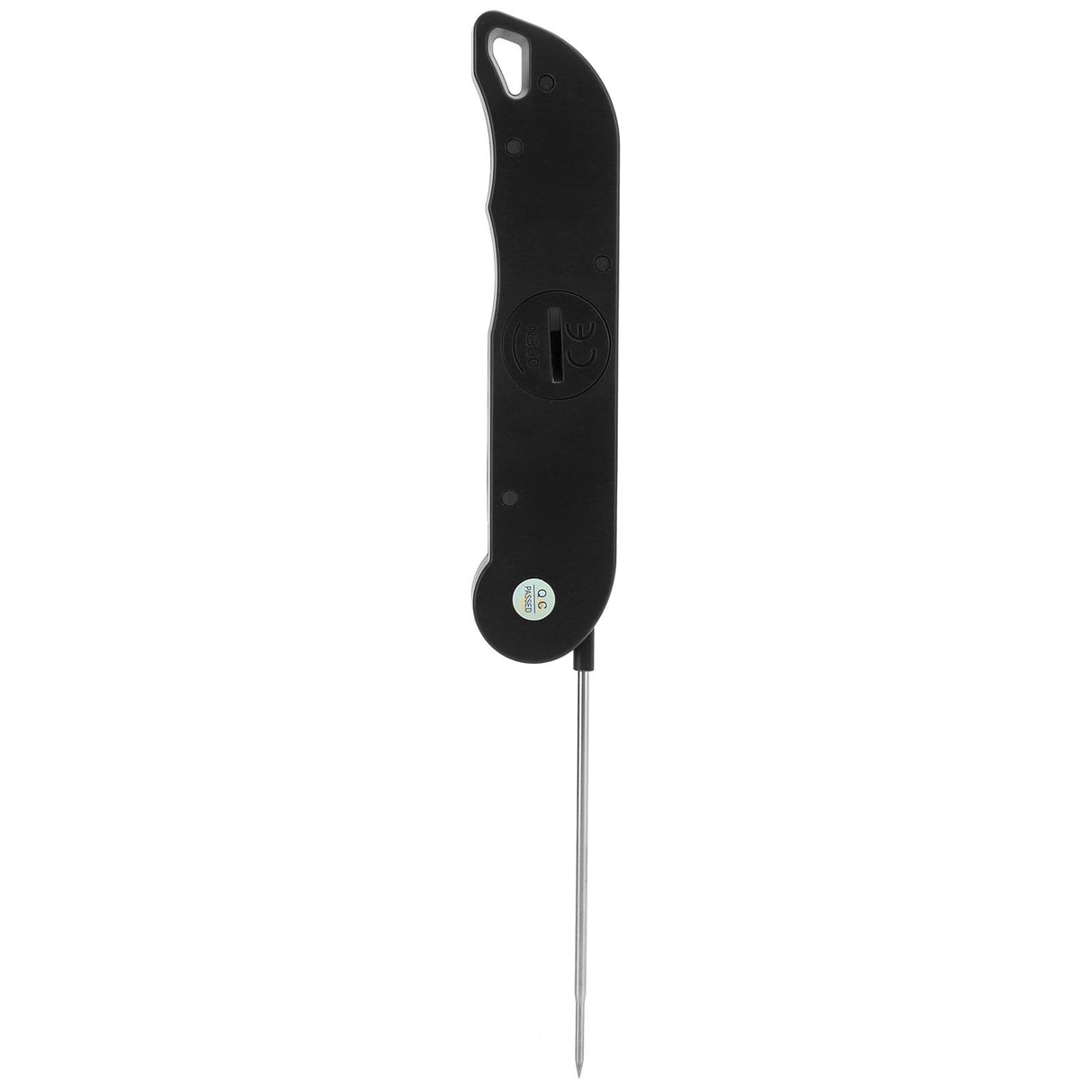 Folding Alarm Thermometer Electronic Barbecue Thermometer Food Temperature Measuring MeterBlack