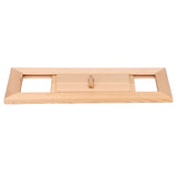 Sauna Air Vent Wooden Rectangle Grille Ventilation Equipment Steam Room Accessory