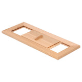 Sauna Air Vent Wooden Rectangle Grille Ventilation Equipment Steam Room Accessory - 45-Degree Angle