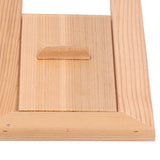 Sauna Air Vent Wooden Rectangle Grille Ventilation Equipment Steam Room Accessory - Extra Image