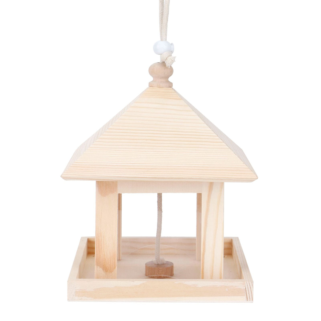 Hanging Bird House Nesting Box Feeding Feeder Box Garden Ornament Outdoor Tree DIY Decoration