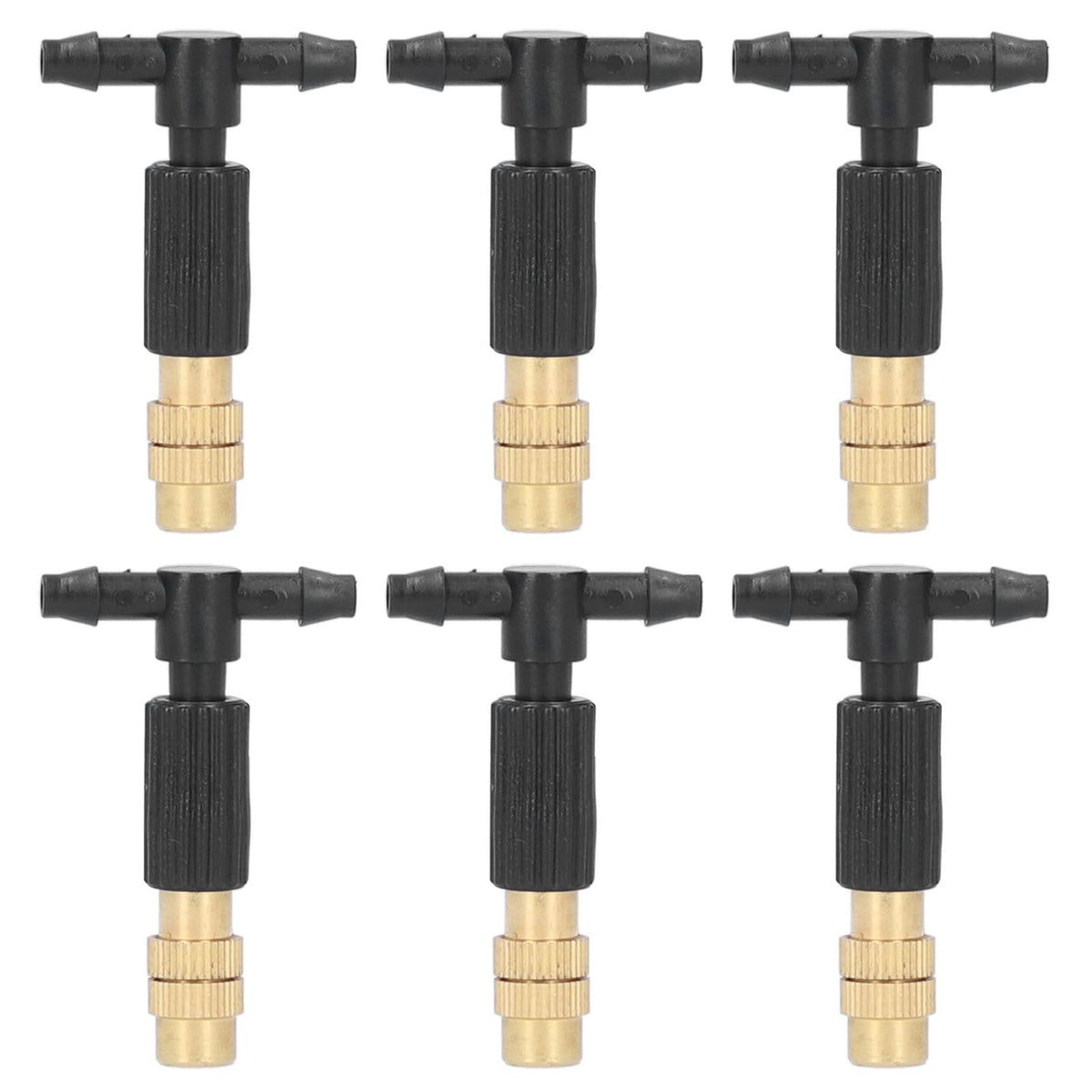 10 Set Micro Garden Watering Spray Head Misting Nozzle with 3‑Way Connector Irrigation System