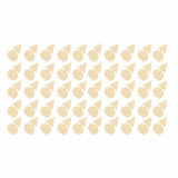 50PCS Double‑Sided Waterproof Bug Fly Stickers Glue Board Flying Insect Glue Traps Catcher - Front View
