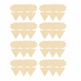 50PCS Double‑Sided Waterproof Bug Fly Stickers Glue Board Flying Insect Glue Traps Catcher - Top-Down View