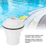 Swimming Pool Massage Nozzle 2.2in Male Thread Spa Hot Spring Jet Fittings Accessory