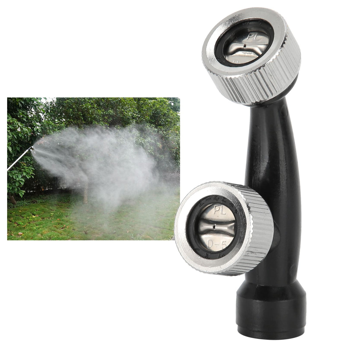 G1/2in DN15 Irrigation Sprinkler 1.9cm/0.7in Female Thread Garden Lawn Pesticide Atomizing Tool
