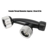 G1/2in DN15 Irrigation Sprinkler 1.9cm/0.7in Female Thread Garden Lawn Pesticide Atomizing Tool