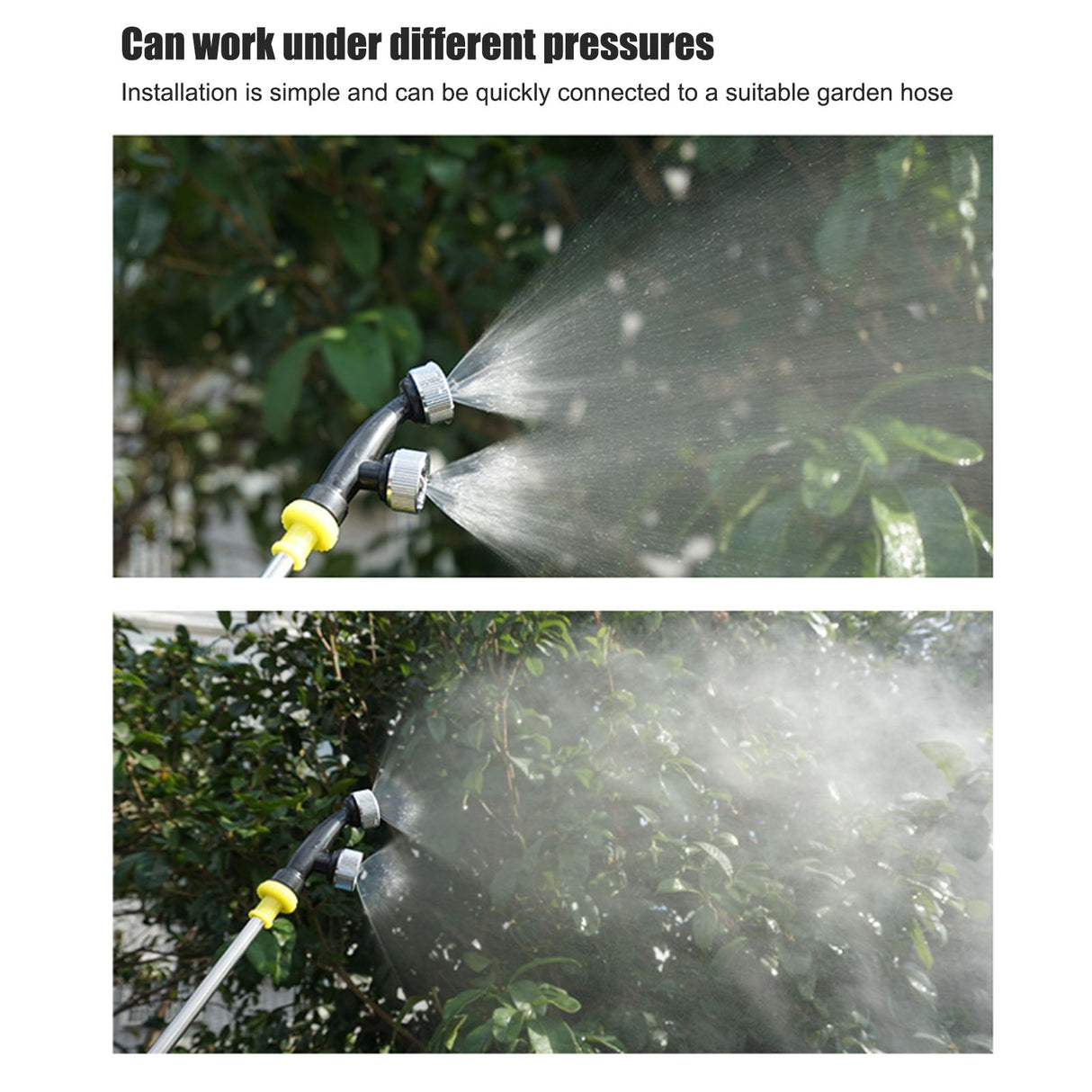 G1/2in DN15 Irrigation Sprinkler 1.9cm/0.7in Female Thread Garden Lawn Pesticide Atomizing Tool