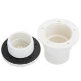 2.2in Male Thread Swimming Pool Suction Nozzle Spa Jet Fittings Water Treatment Equipment - Side View