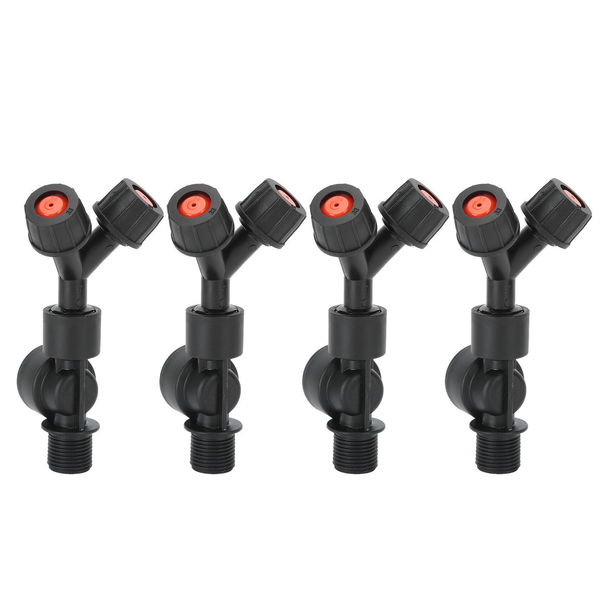 4pcs G3/8 DN10 Dual Nozzle DripProof Accessory for Agricultural Electric Knapsack Sprayer