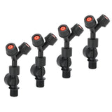 4pcs G3/8 DN10 Dual Nozzle DripProof Accessory for Agricultural Electric Knapsack Sprayer - Top-Down View