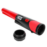 Metal Detecting Pinpointer Detector High Sensitivity 360‑Degree Handheld Metal Locating RodRed - Low Angle
