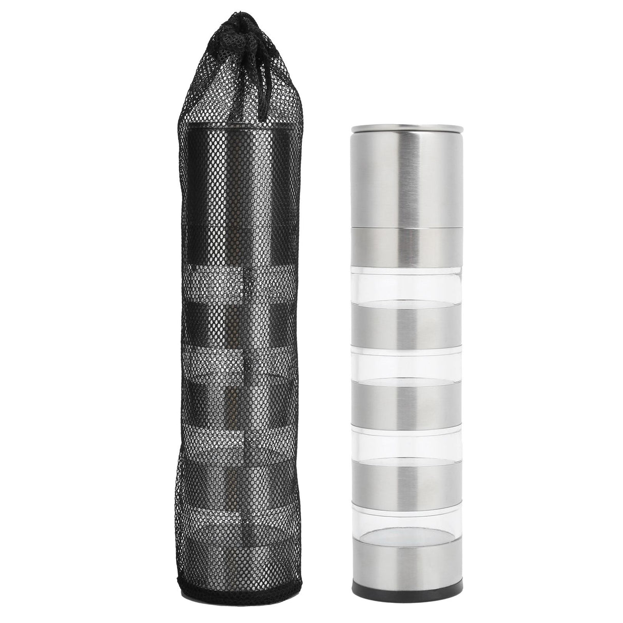 Seasoning Jar Set Spice Bottles Grinder Condiment Dispenser for Outdoor Camping
