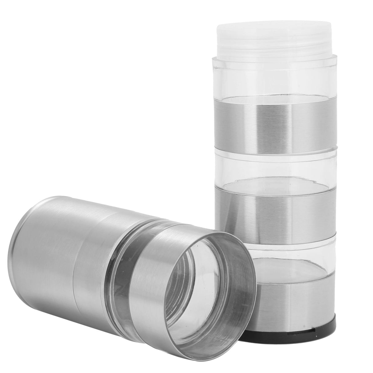 Seasoning Jar Set Spice Bottles Grinder Condiment Dispenser for Outdoor Camping