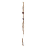 Plant Hanger Hanging Flowerpot Lifting Rope with Wooden Beads Indoor Outdoor Decoration