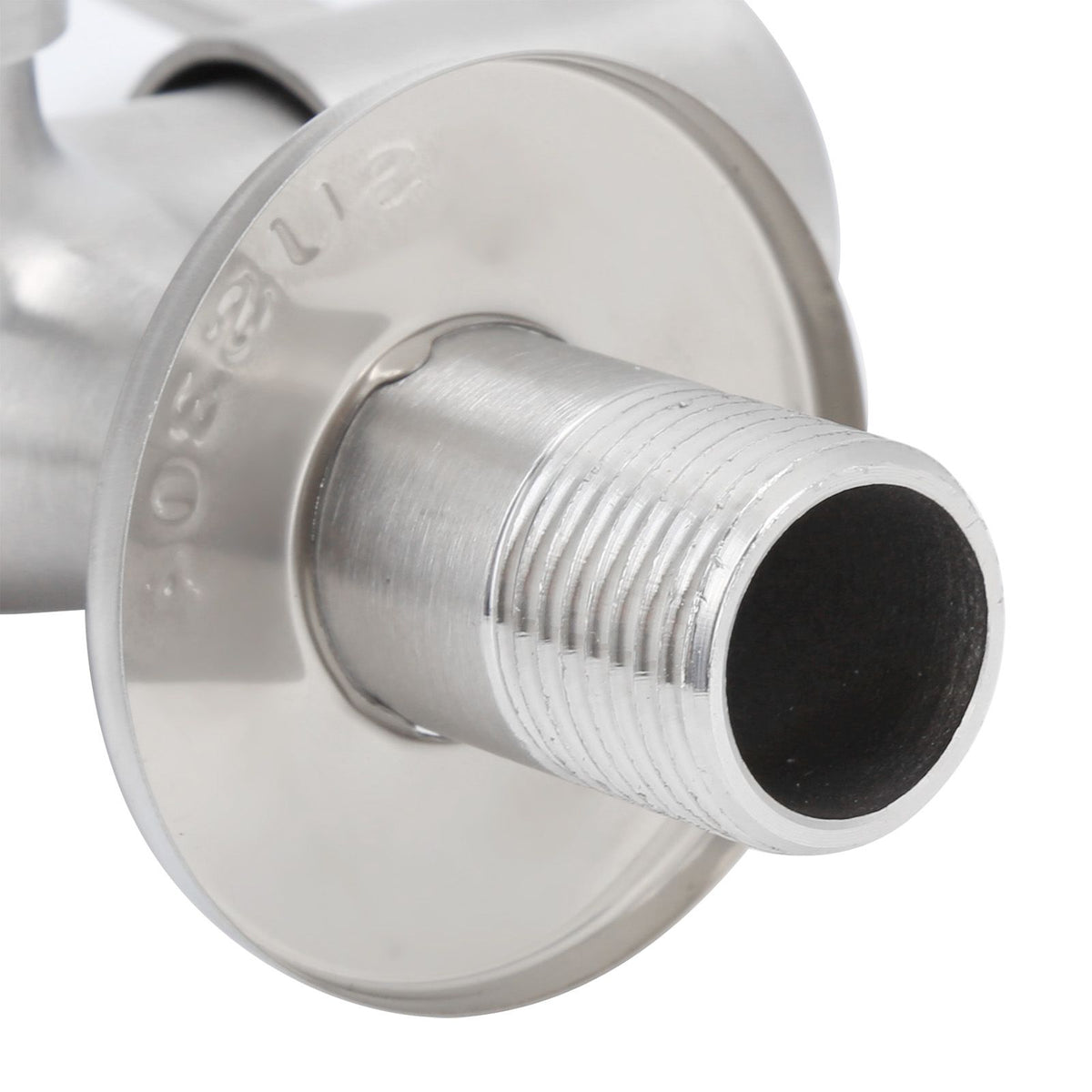 G1/2 Male Thread Water Faucet Dual Outlet Stainless Steel Water Tap for Gardens Washing Machines