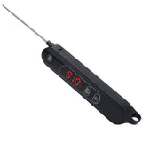 LED Meat Thermometer Foldable Food Thermometer Instant Read for Kitchen Cooking Grilling BBQ - Rear View