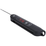 LED Meat Thermometer Foldable Food Thermometer Instant Read for Kitchen Cooking Grilling BBQ - Low Angle