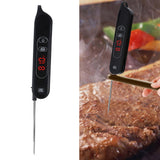 LED Meat Thermometer Foldable Food Thermometer Instant Read for Kitchen Cooking Grilling BBQ - Extra Image