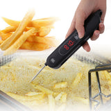 LED Meat Thermometer Foldable Food Thermometer Instant Read for Kitchen Cooking Grilling BBQ - Extra Image