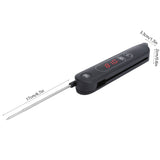 LED Meat Thermometer Foldable Food Thermometer Instant Read for Kitchen Cooking Grilling BBQ