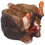 Plant Pot Innovative Waterproof Succulent Flower Bonsai Resin Planter Home DecorationSquirrels Chasing - Side View