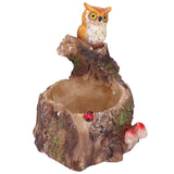 Plant Pot Innovative Waterproof Succulent Flower Bonsai Resin Planter Home DecorationEagle Standing on Tree