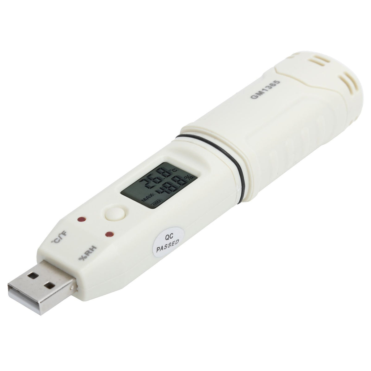 Digital Temperature Humidity Logger Indoor Thermometer Hygrometer Detector Data Recorder W/Alarm