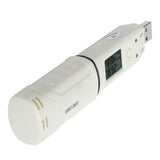 Digital Temperature Humidity Logger Indoor Thermometer Hygrometer Detector Data Recorder W/Alarm - Rear View