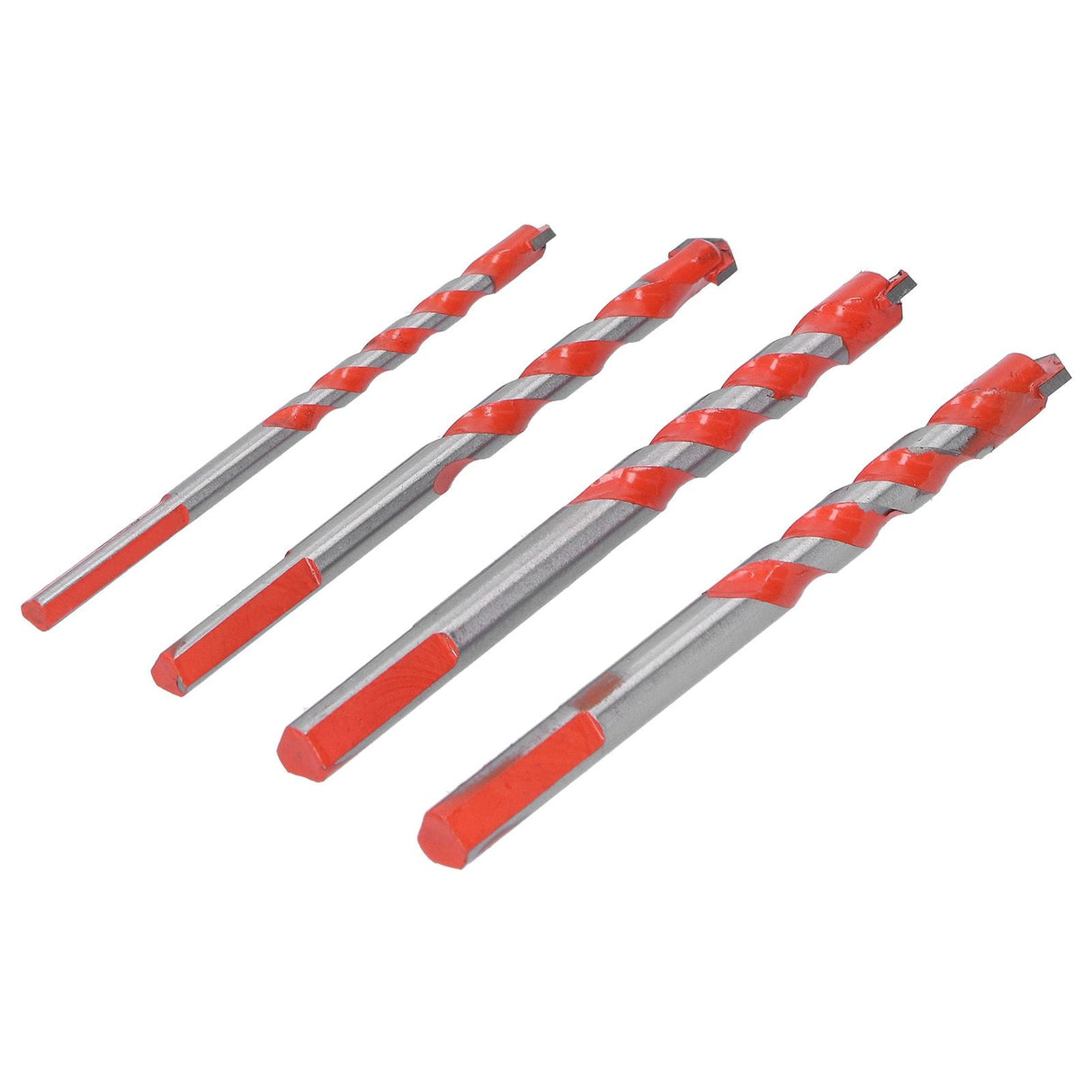 4pcs Multi‑Function Drill Bit Set 6mm/0.24in 8mm/0.31in 10mm/0.39in 12mm/0.47in Hole Opener Tool