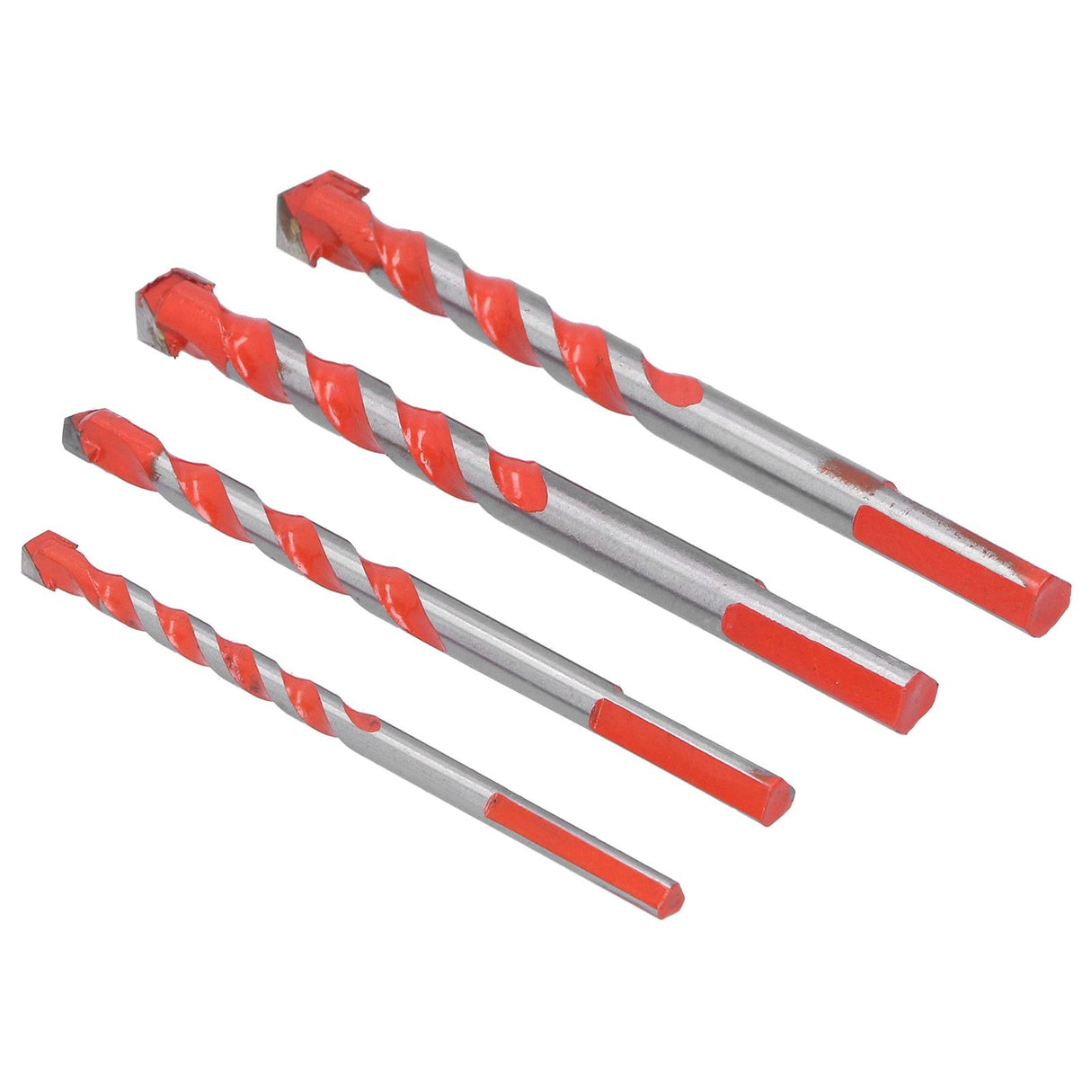 4pcs Multi‑Function Drill Bit Set 6mm/0.24in 8mm/0.31in 10mm/0.39in 12mm/0.47in Hole Opener Tool