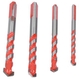 4pcs Multi‑Function Drill Bit Set 6mm/0.24in 8mm/0.31in 10mm/0.39in 12mm/0.47in Hole Opener Tool