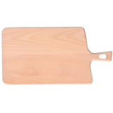 Wood Cutting Board Kitchen Vegetable Bread Fruit Pizza Chopping Plate Accessory Cutlery 36x19x1.5cm - Top-Down View