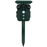 Ultrasonic Animal Repellent Solar Powered Mouse Snake Repeller for Outdoor Farm 3.7V/250MA