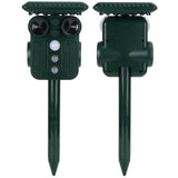 Ultrasonic Animal Repellent Solar Powered Mouse Snake Repeller for Outdoor Farm 3.7V/250MA - Low Angle
