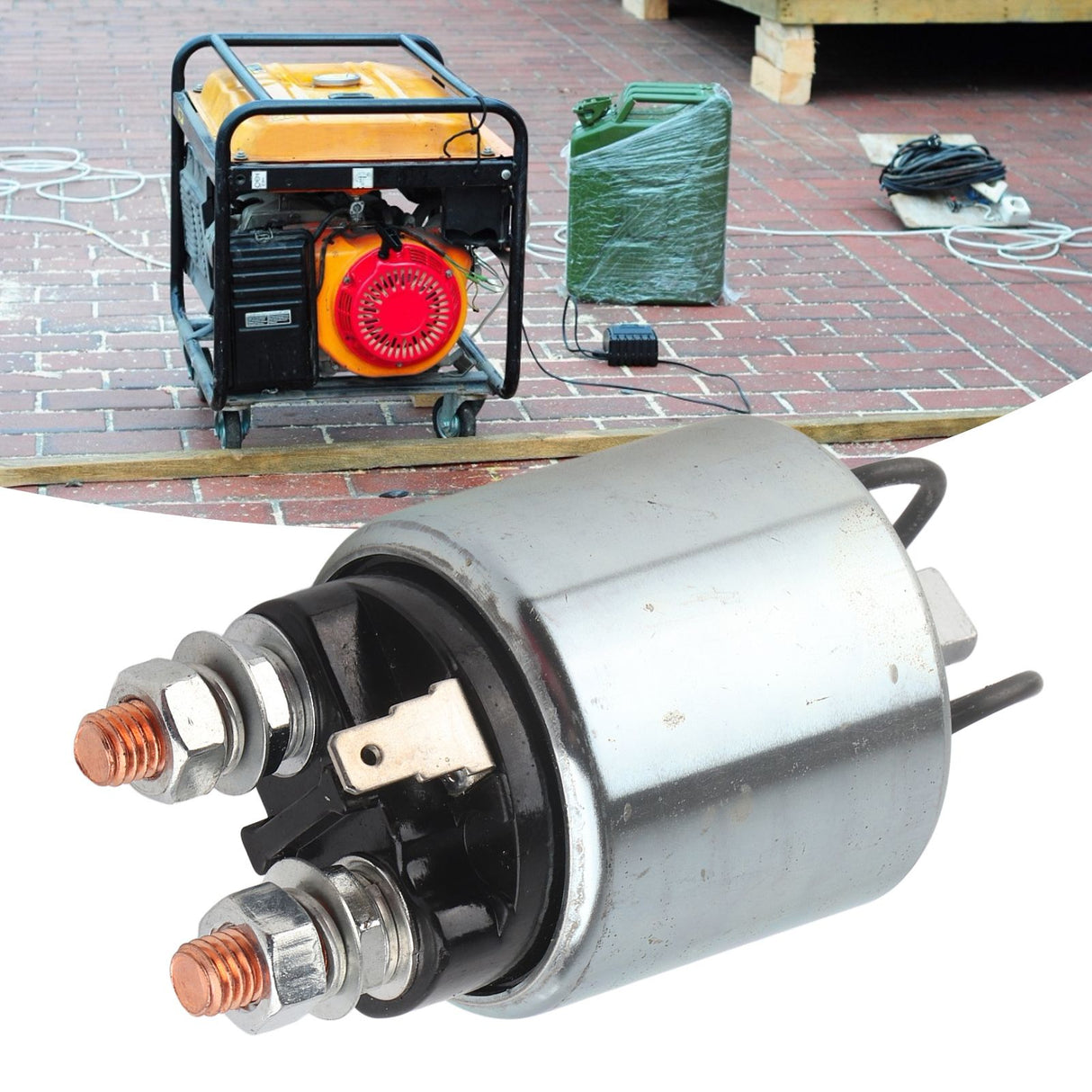 Motor Starter Relay Solenoid Switch Generator Accessory Fit for 178/186/188F/190F Square Head