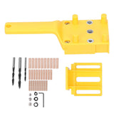Drilling Locator Set Hole Open Positioner Handheld Woodworking Perforation DIY Tools - Close-Up Angle