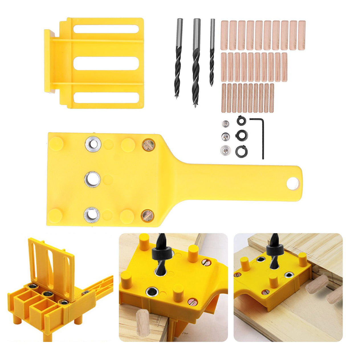 Drilling Locator Set Hole Open Positioner Handheld Woodworking Perforation DIY Tools