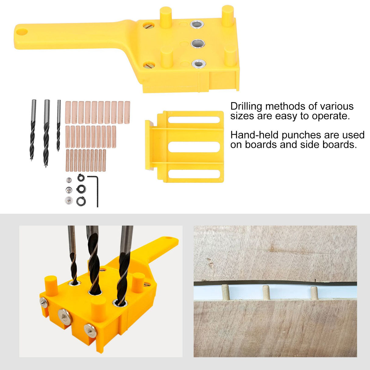 Drilling Locator Set Hole Open Positioner Handheld Woodworking Perforation DIY Tools