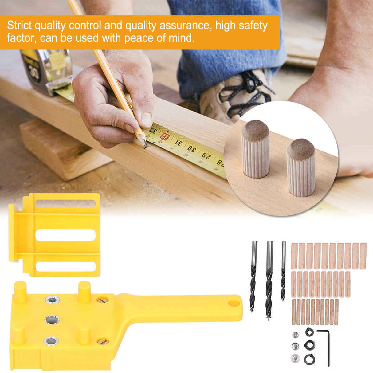 Drilling Locator Set Hole Open Positioner Handheld Woodworking Perforation DIY Tools