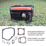 4Set Engine Gaskets Kit Accessory Parts for 170F/GX210/ 2.8-3KW Gasoline Generator