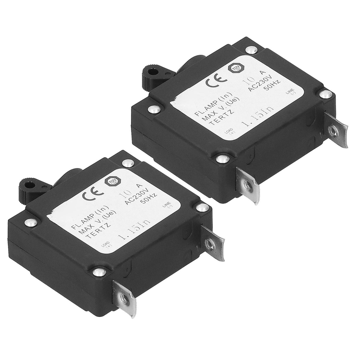 2PCS Power Switch Circuit Breaker Leakage Protector Fit for 168F 170F Gasoline Generator 2KW‑3KW