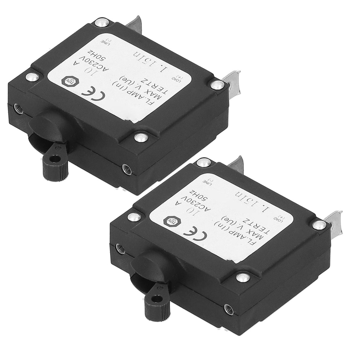 2PCS Power Switch Circuit Breaker Leakage Protector Fit for 168F 170F Gasoline Generator 2KW‑3KW