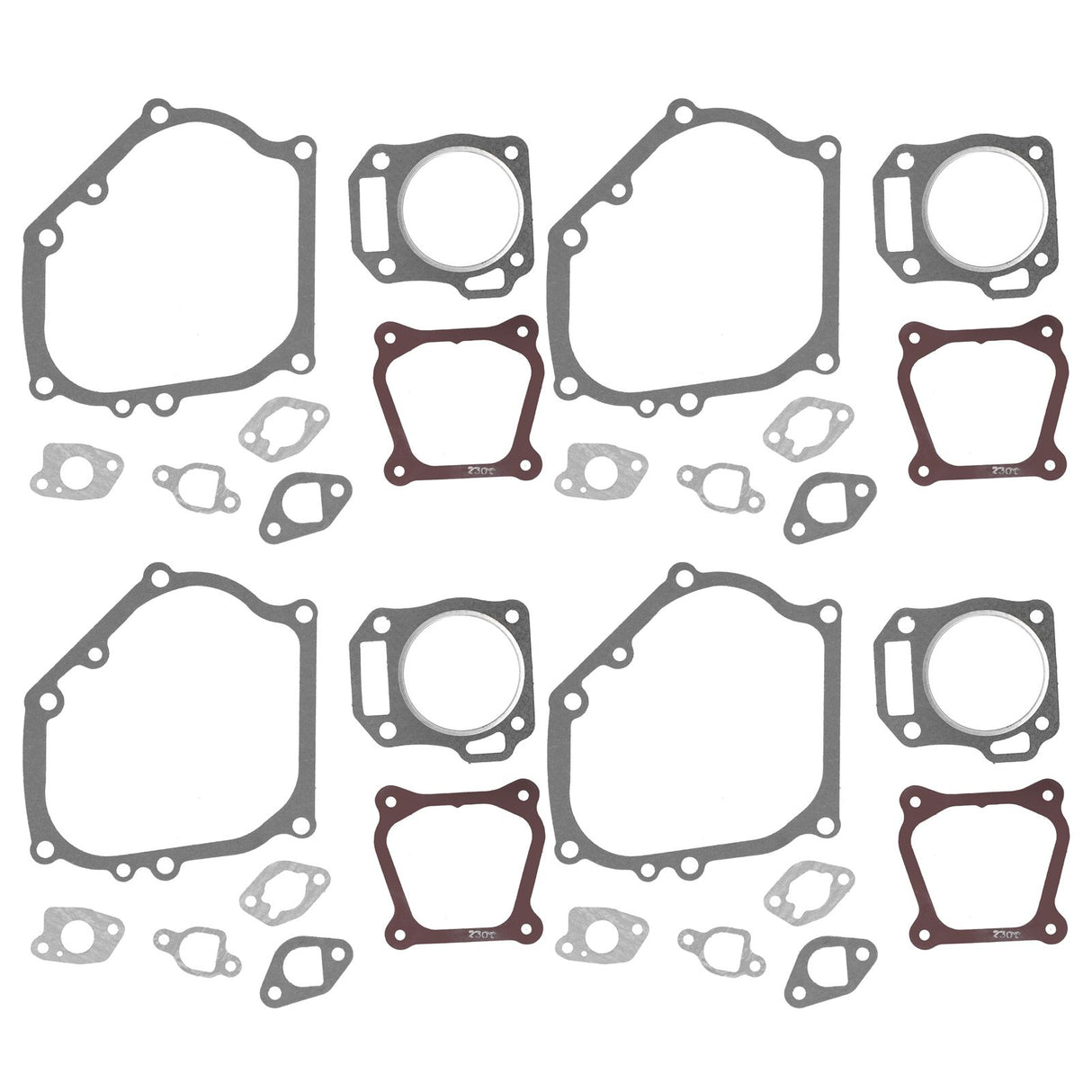 4Set Engine Gasket Kit Gasoline Generator Accessory Parts Fit for 168F/GX160 2KW 3KW