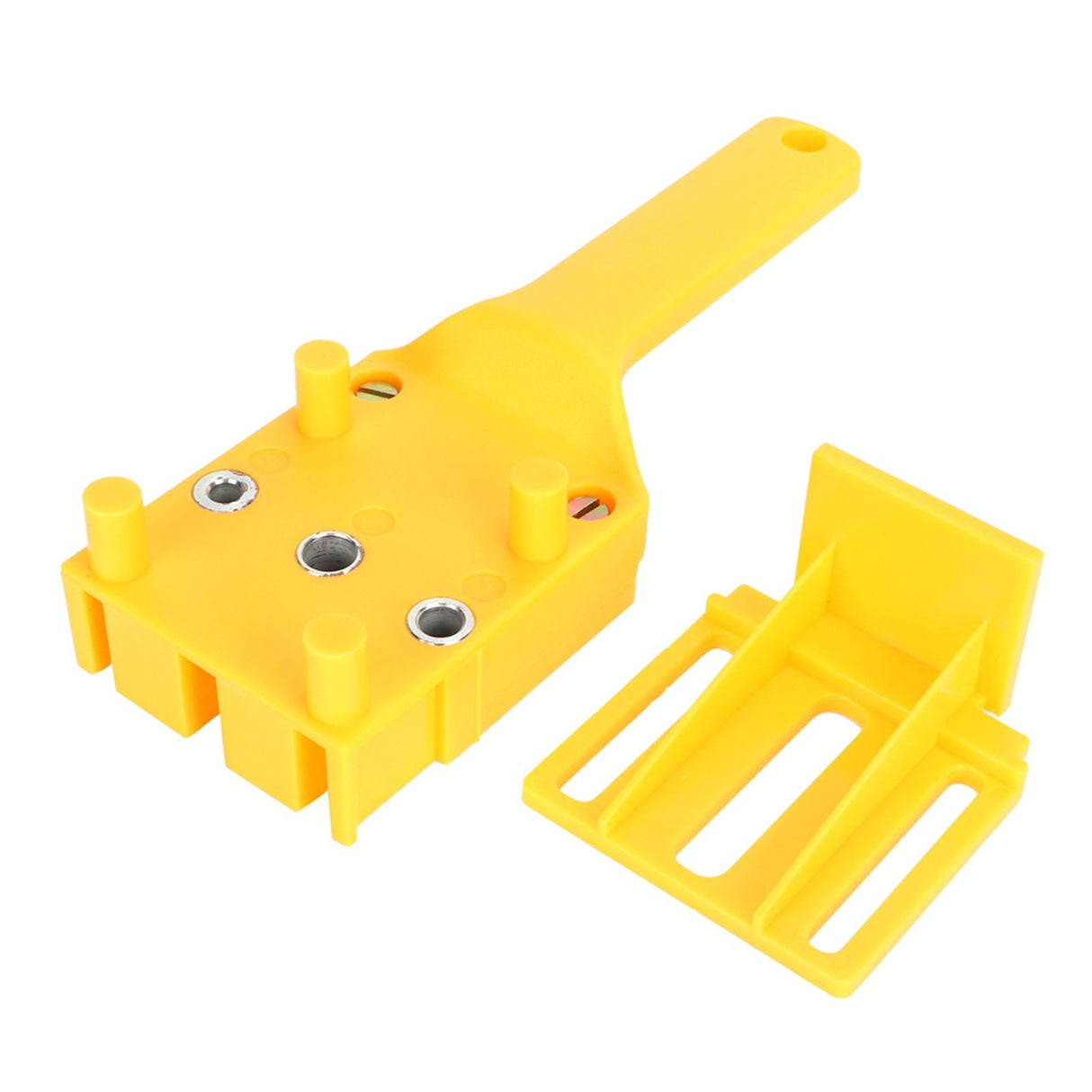 8Pcs Woodworking Dowel Jig Kit Punch Locator Handheld Pocket Hole Drilling Tools