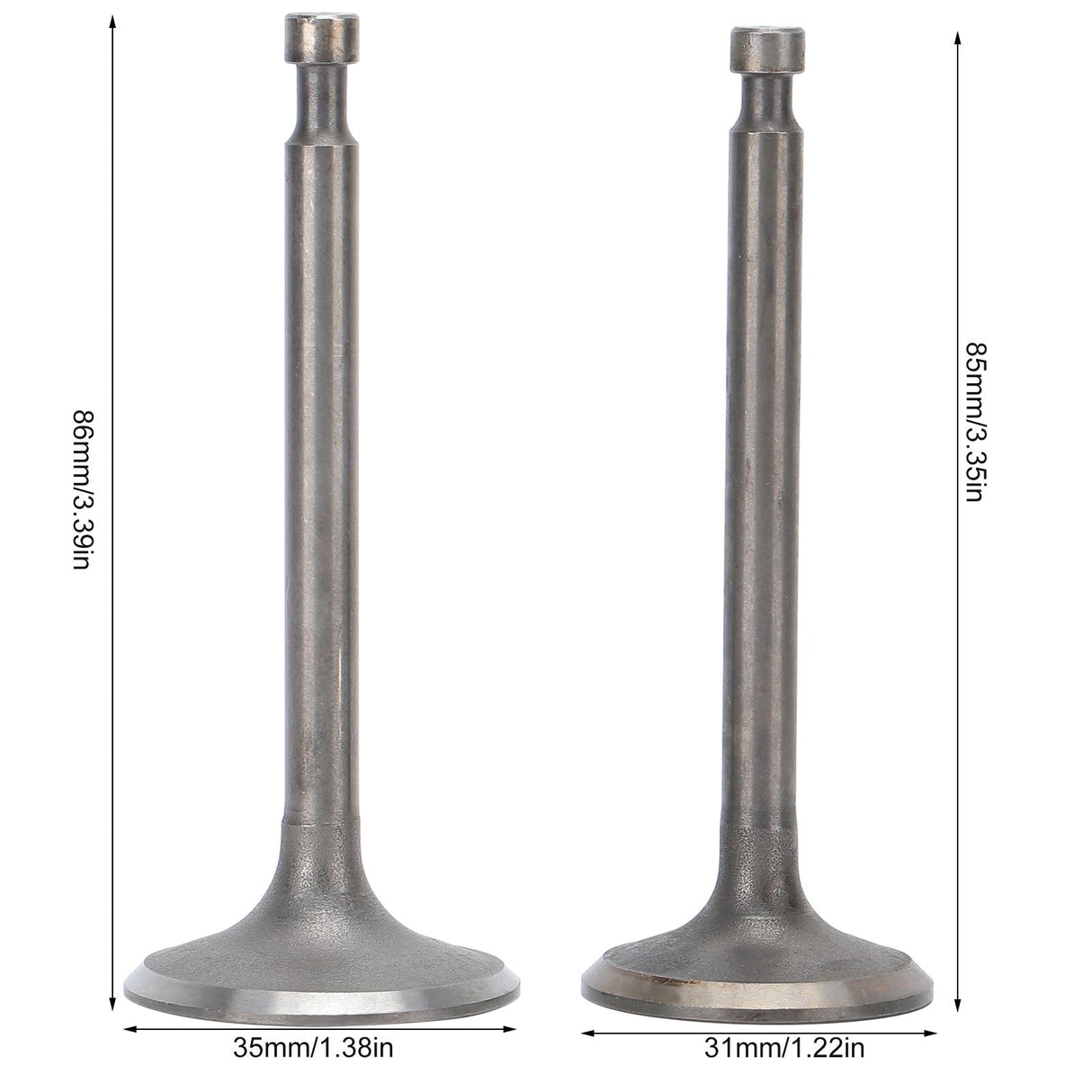 Intake Exhaust Valves Motor Replacement Part Accessory Fit for 188F/GX390 Generator