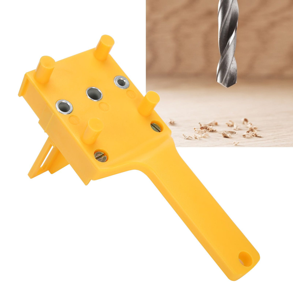 11pcs/set Wood Doweling Jig Drill Guide Punch Positioner Tool Kit for Woodworking Carpentry